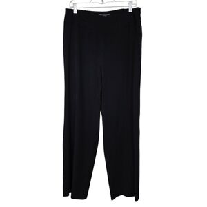 Larry Lavine Woman Stretch Black Side Zip Pants 14W
